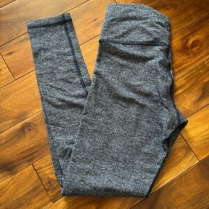 TNA herringbone Navy Leggings, small